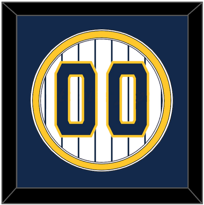 Milwaukee Number - Alternate Pinstripes - Signature Tier 2