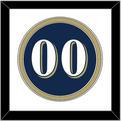 Milwaukee Number - Alternate Road Navy (2016-2019) - Signature Tier 1