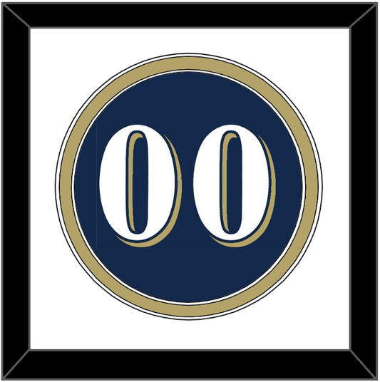 Milwaukee Number - Alternate Road Navy (2016-2019) - Signature Tier 1