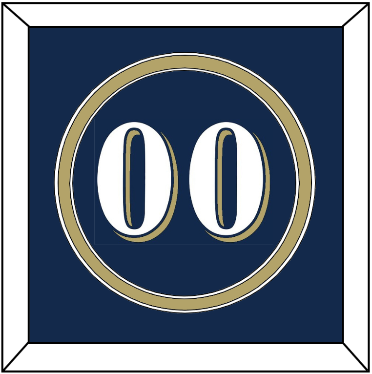 Milwaukee Number - Alternate Road Navy (2016-2019) - Signature Tier 2