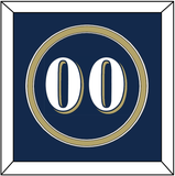 Milwaukee Number - Alternate Road Navy (2016-2019) - Double Mat 2