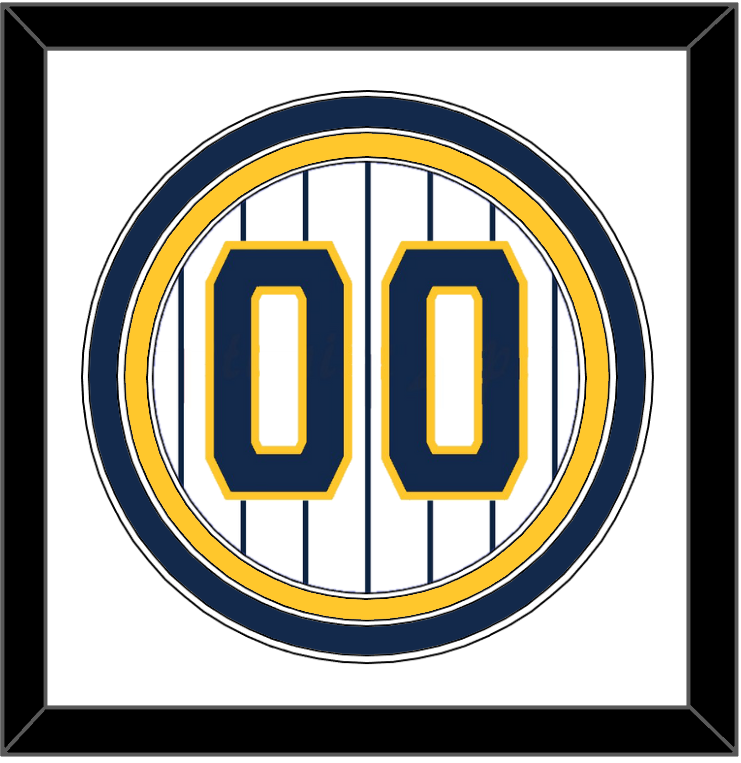 Milwaukee Number - Alternate Pinstripes - Premier Tier 1