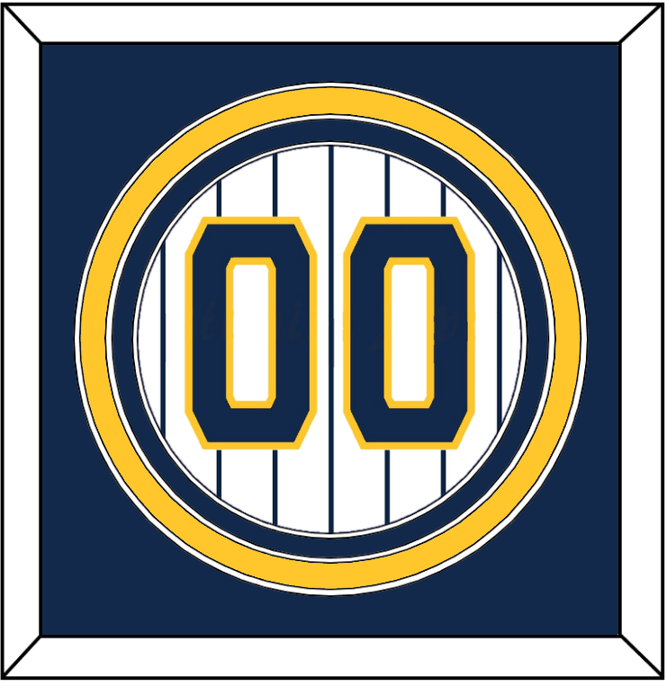 Milwaukee Number - Alternate Pinstripes - Premier Tier 2