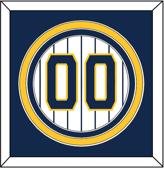 Milwaukee Number - Alternate Pinstripes - Premier Tier 2