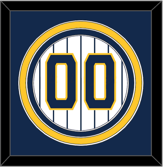 Milwaukee Number - Alternate Pinstripes - Premier Tier 2