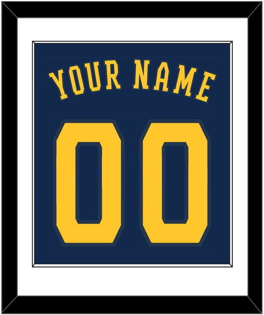 Milwaukee Name & Number - Alternate Road Navy - Essential Tier 1