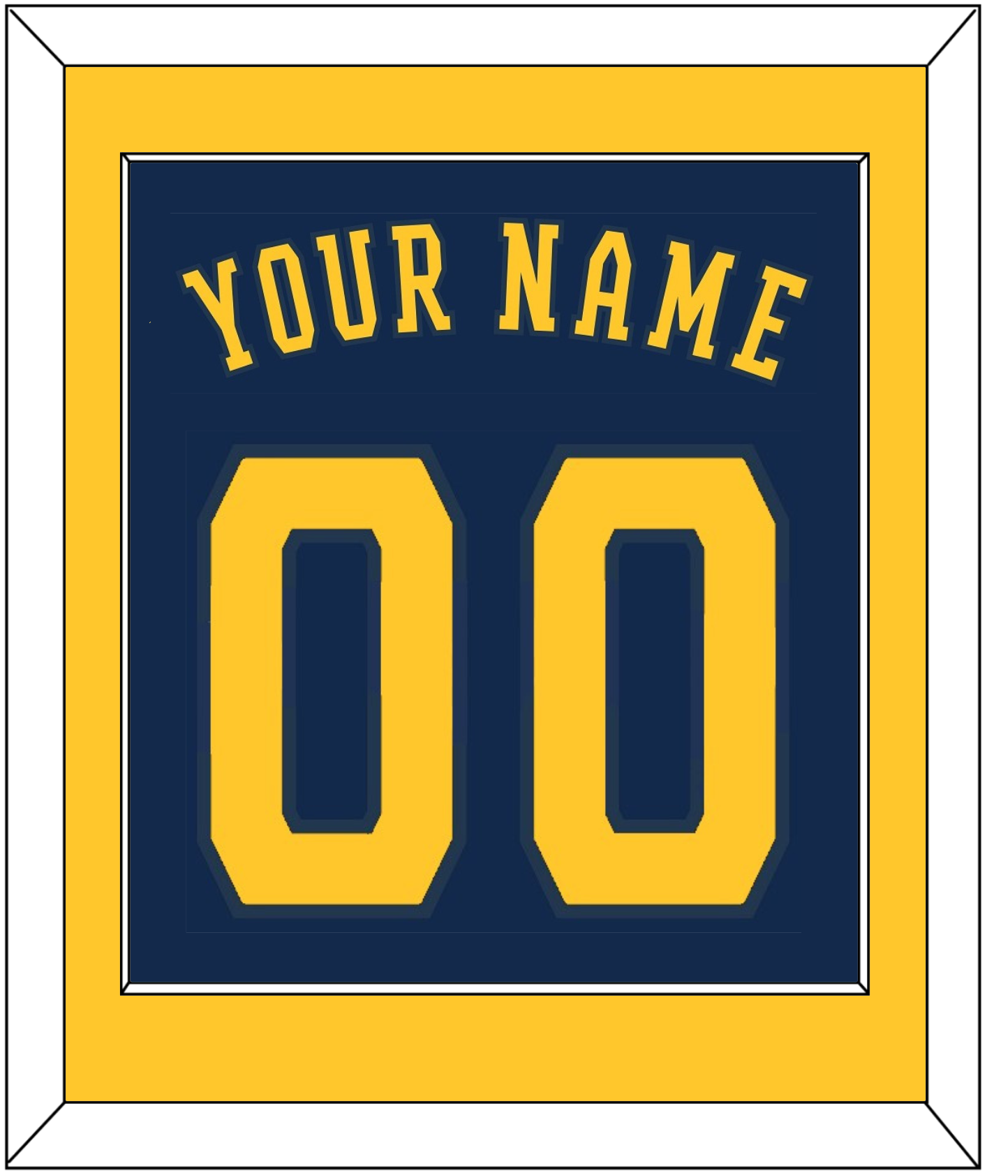 Milwaukee Name & Number - Alternate Road Navy - Essential Tier 2