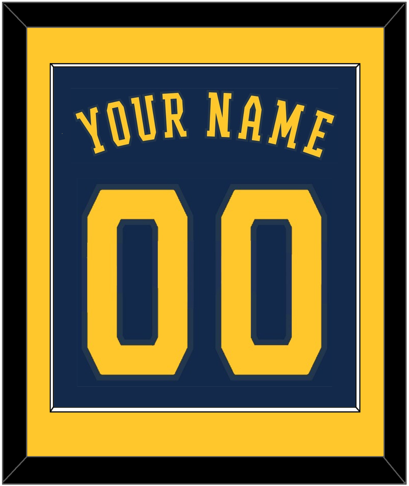 Milwaukee Name & Number - Alternate Road Navy - Essential Tier 2