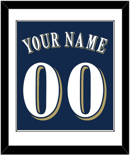 Milwaukee Name & Number - Alternate Road Navy (2016-2019) - Essential Tier 1