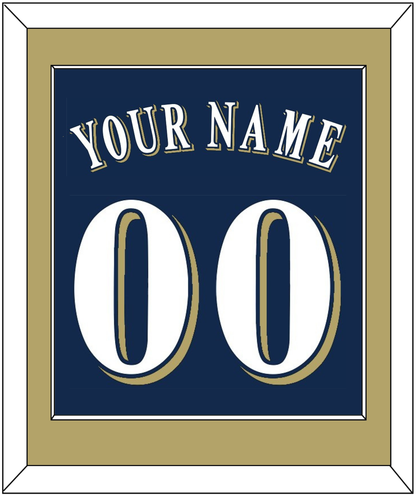 Milwaukee Name & Number - Alternate Road Navy (2016-2019) - Essential Tier 2