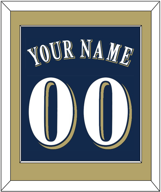 Milwaukee Name & Number - Alternate Road Navy (2016-2019) - Essential Tier 2