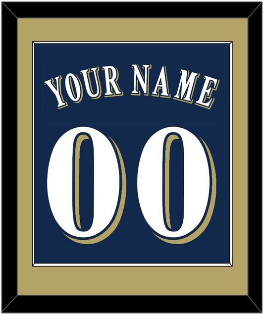 Milwaukee Name & Number - Alternate Road Navy (2016-2019) - Essential Tier 2