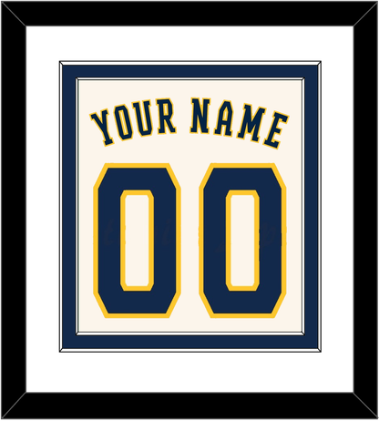 Milwaukee Name & Number - Home Cream - Signature Tier 1