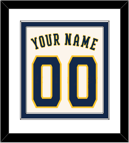 Milwaukee Name & Number - Home Cream - Signature Tier 1