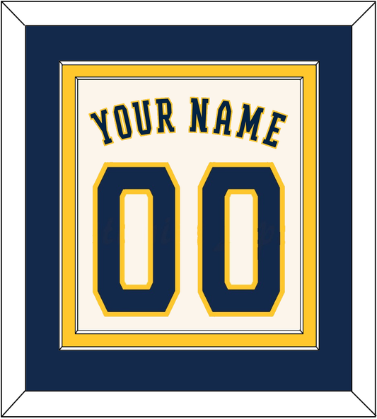 Milwaukee Name & Number - Home Cream - Signature Tier 2