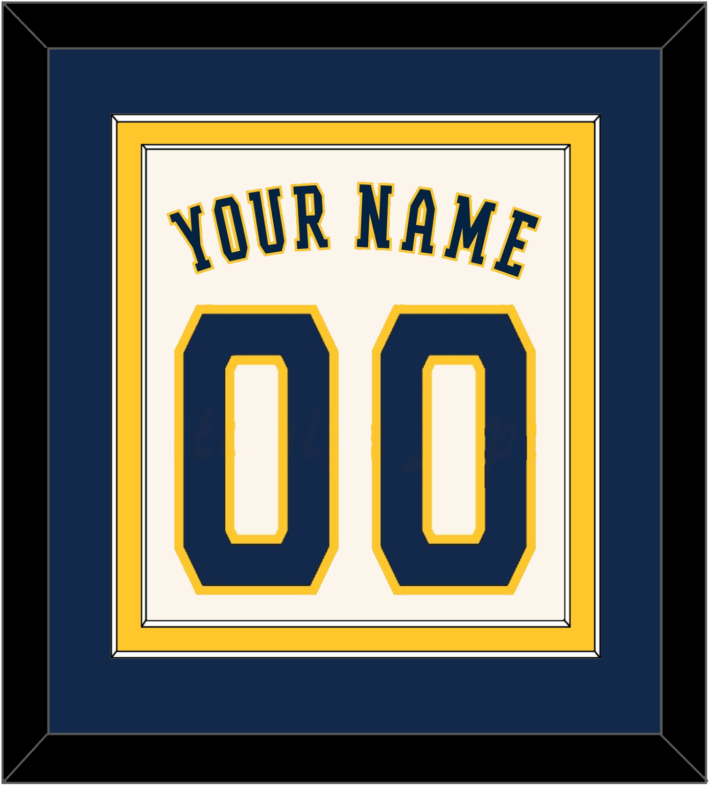 Milwaukee Name & Number - Home Cream - Signature Tier 2