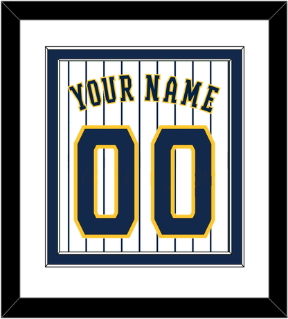 Milwaukee Name & Number - Alternate Pinstripe - Signature Tier 1