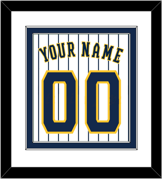 Milwaukee Name & Number - Alternate Pinstripe - Signature Tier 1