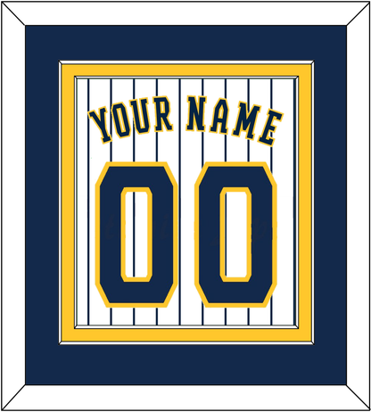 Milwaukee Name & Number - Alternate Pinstripe - Signature Tier 2