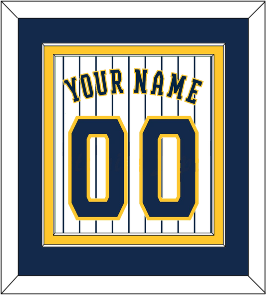 Milwaukee Name & Number - Alternate Pinstripe - Signature Tier 2