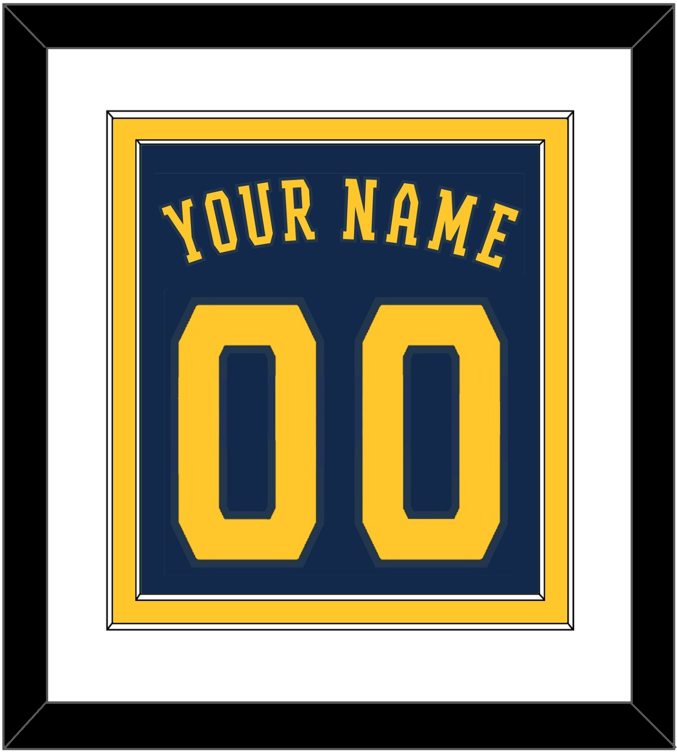 Milwaukee Name & Number - Alternate Road Navy - Signature Tier 1