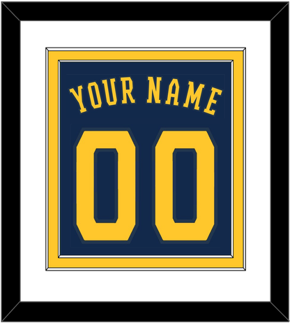 Milwaukee Name & Number - Alternate Road Navy - Signature Tier 1
