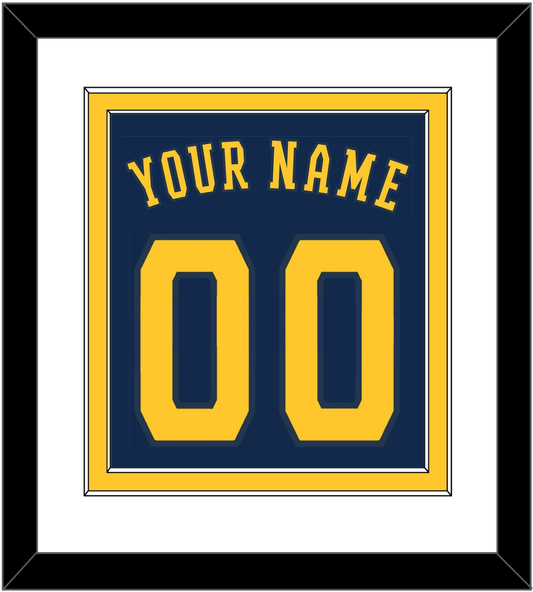 Milwaukee Name & Number - Alternate Road Navy - Signature Tier 1