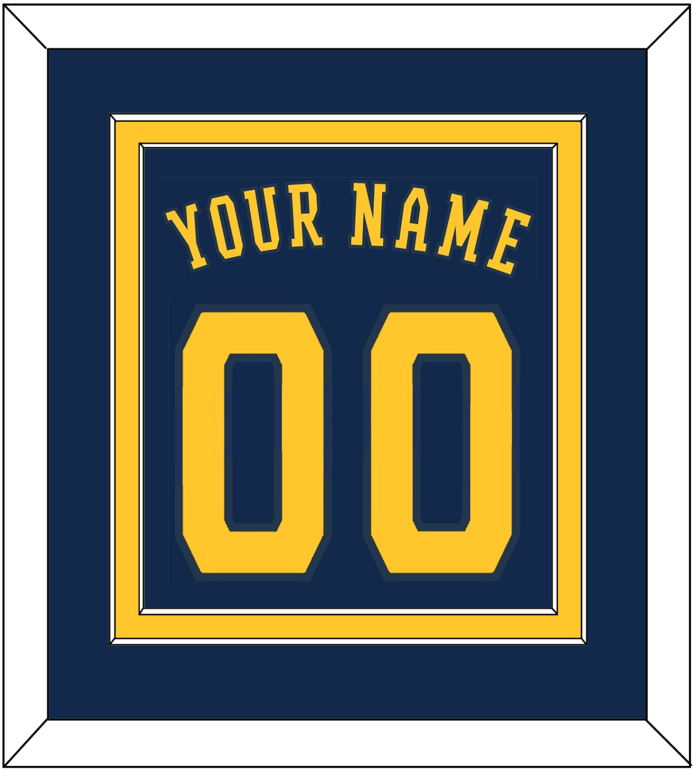 Milwaukee Name & Number - Alternate Road Navy - Signature Tier 2