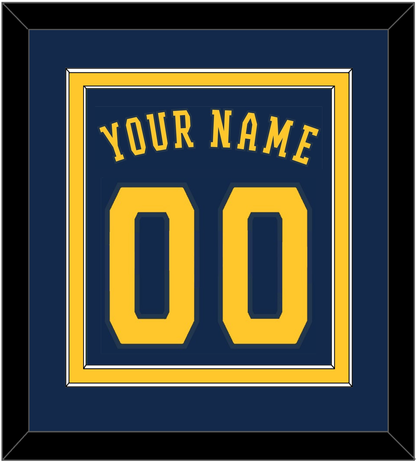 Milwaukee Name & Number - Alternate Road Navy - Signature Tier 2