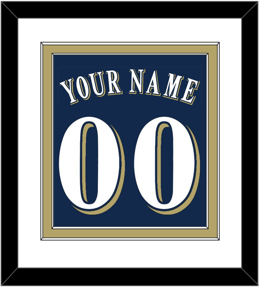 Milwaukee Name & Number - Alternate Road Navy (2016-2019) - Signature Tier 1