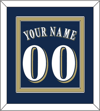 Milwaukee Name & Number - Alternate Road Navy (2016-2019) - Signature Tier 2