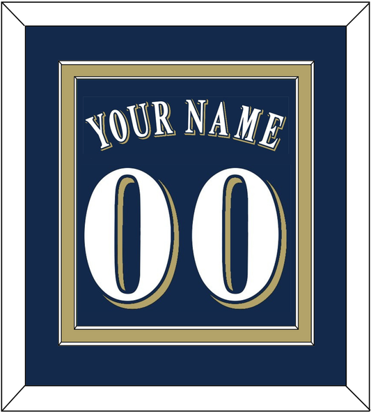 Milwaukee Name & Number - Alternate Road Navy (2016-2019) - Signature Tier 2