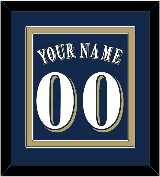 Milwaukee Name & Number - Alternate Road Navy (2016-2019) - Signature Tier 2