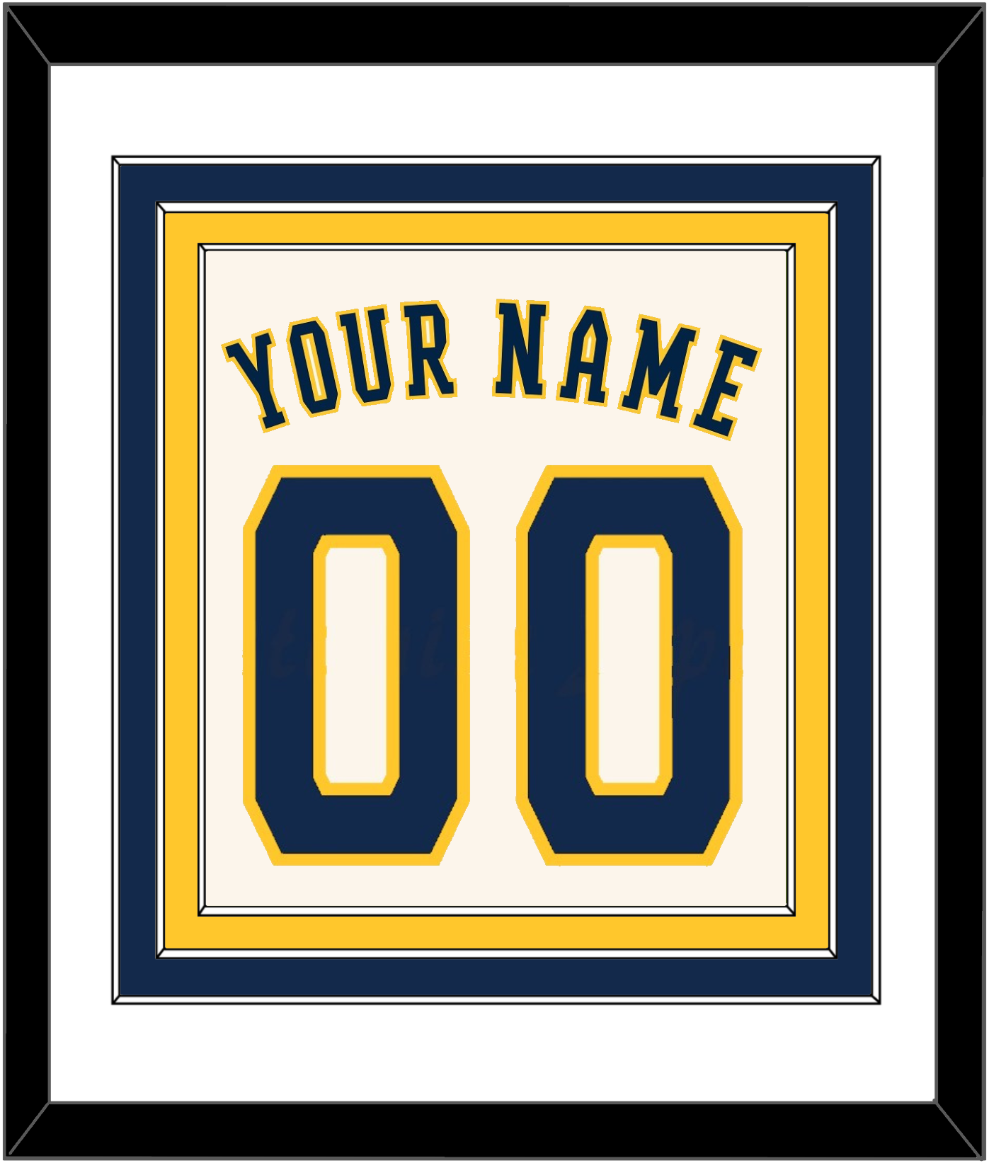 Milwaukee Name & Number - Home Cream - Premier Tier 1