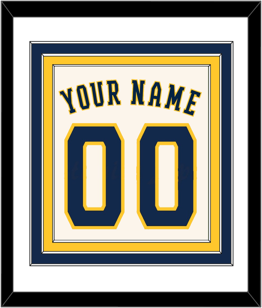 Milwaukee Name & Number - Home Cream - Premier Tier 1