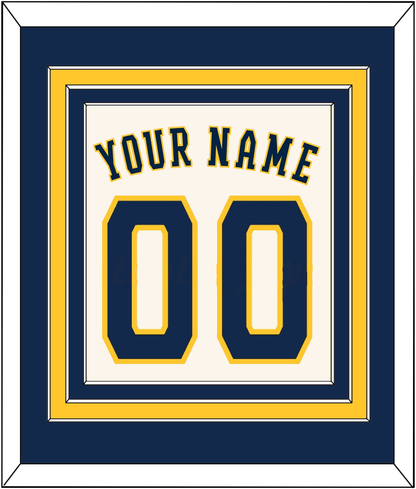 Milwaukee Name & Number - Home Cream - Premier Tier 2