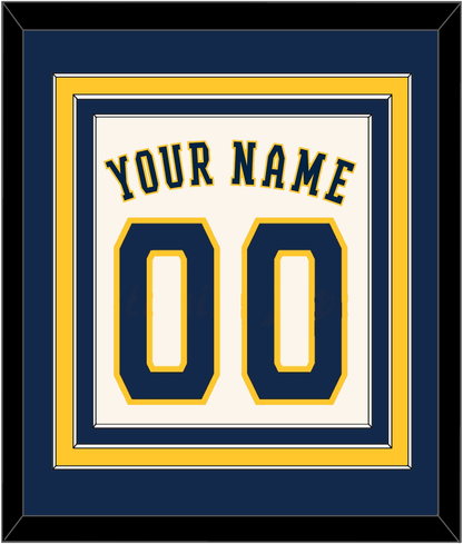 Milwaukee Name & Number - Home Cream - Premier Tier 2