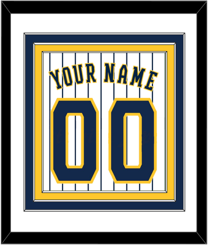Milwaukee Name & Number - Alternate Pinstripes - Premier Tier 1