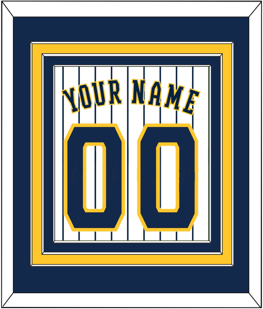 Milwaukee Name & Number - Alternate Pinstripes - Premier Tier 2