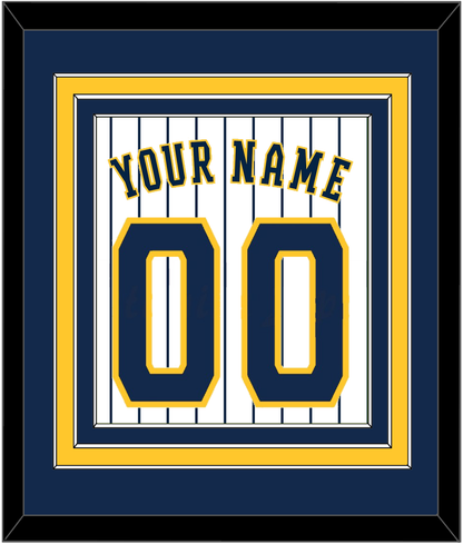 Milwaukee Name & Number - Alternate Pinstripes - Premier Tier 2
