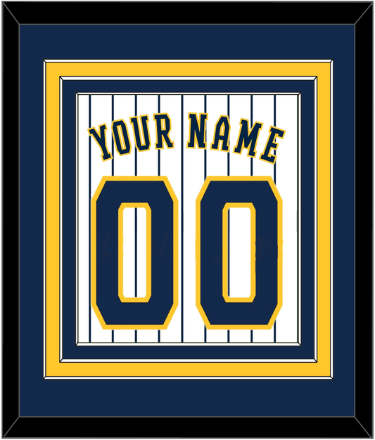 Milwaukee Name & Number - Alternate Pinstripes - Premier Tier 2