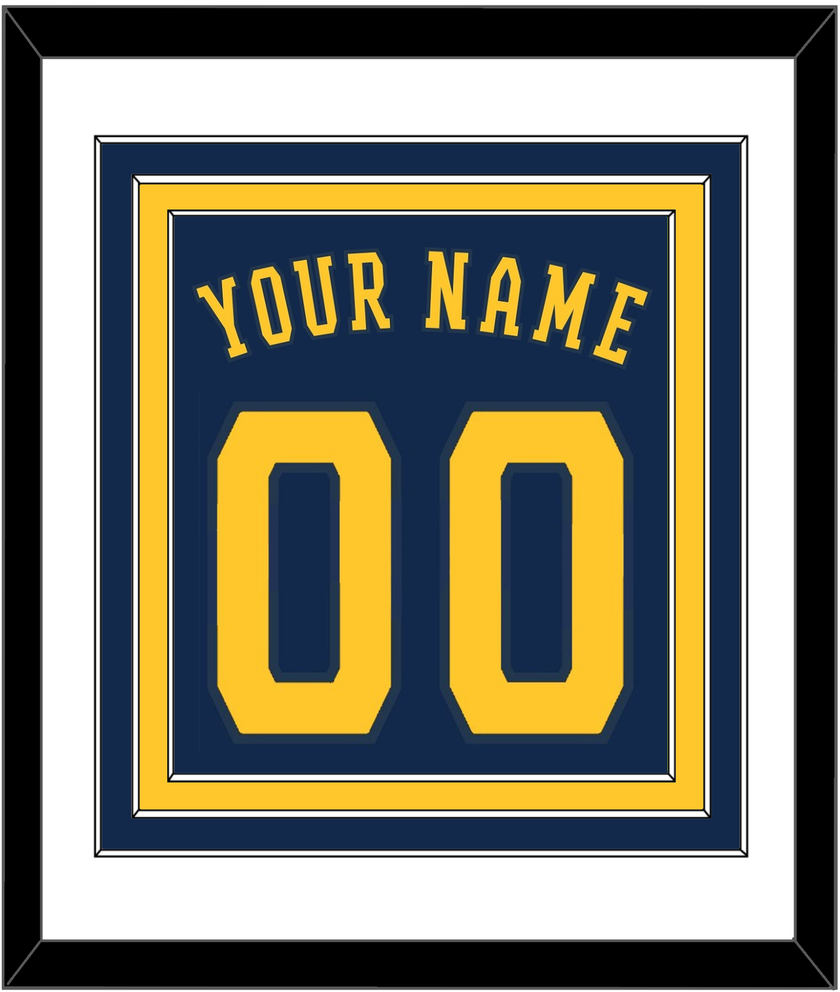 Milwaukee Name & Full-Size Number - Combined
