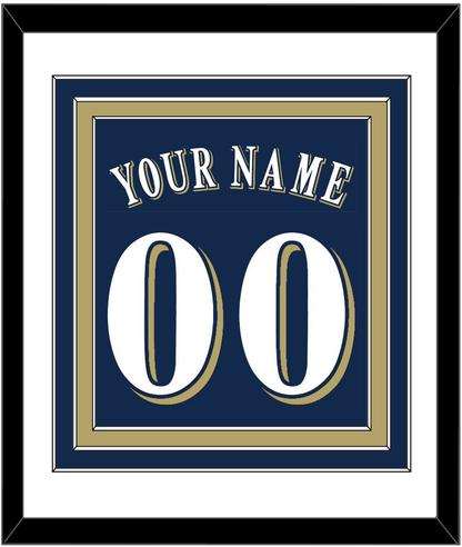 Milwaukee Name & Number - Alternate Road Navy (2016-2019) - Premier Tier 1