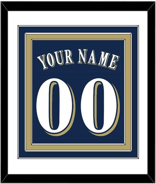 Milwaukee Name & Number - Alternate Road Navy (2016-2019) - Premier Tier 1