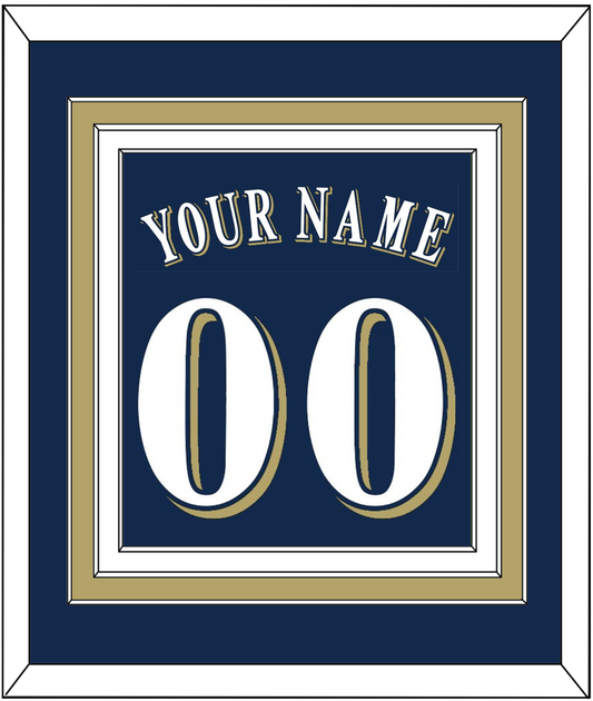 Milwaukee Name & Number - Alternate Road Navy (2016-2019) - Premier Tier 2