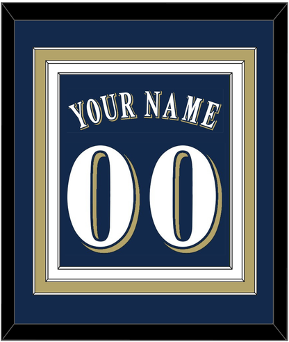 Milwaukee Name & Number - Alternate Road Navy (2016-2019) - Premier Tier 2