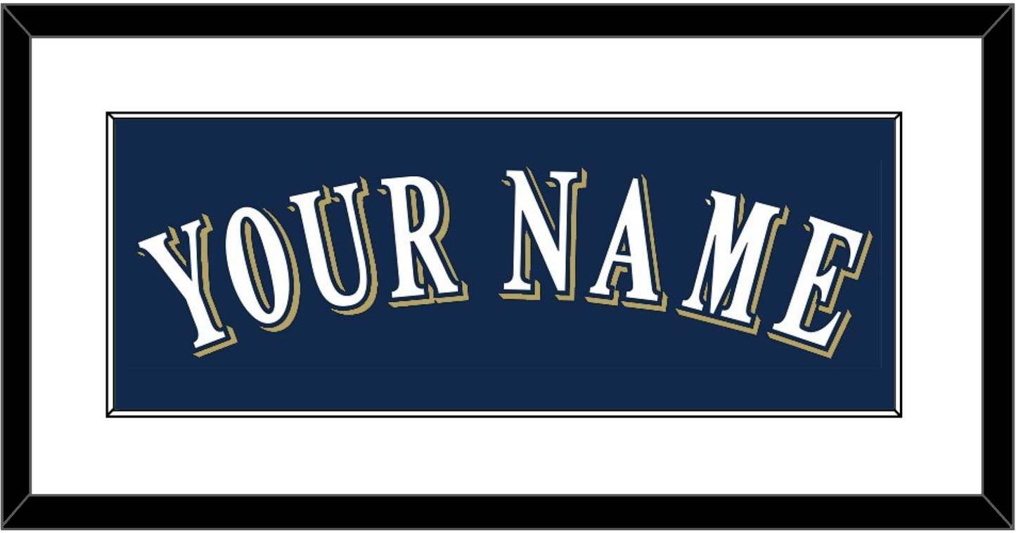 Milwaukee Name - Alternate Road Navy (2016-2019) - Essential Tier 1