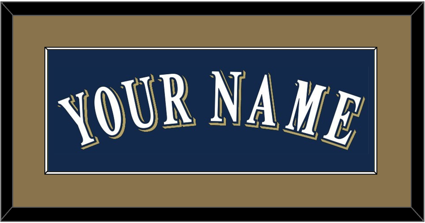 Milwaukee Name - Alternate Road Navy (2016-2019) - Essential Tier 2