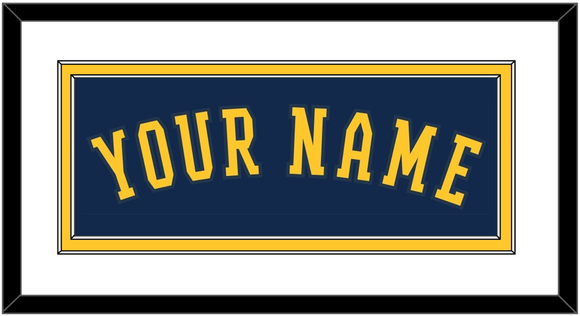 Milwaukee Name - Alternate Road Navy - Triple Mat 1