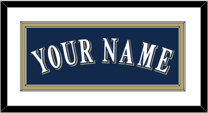 Milwaukee Name - Alternate Road Navy (2016-2019) - Signature Tier 1